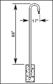 Lantern Hanger - Inground Mount Galvanized