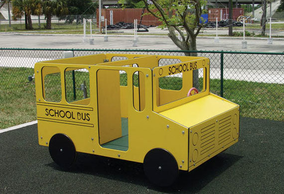 School Bus Multi Person Spring Rider