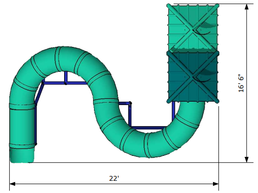 Lake of the Ozarks Commercial Water Slide