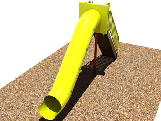 Straight Tube Slide 6 Foot - 3.5 Inch Posts