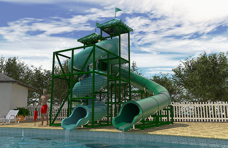 Mobile Bay Commercial Water Slide 