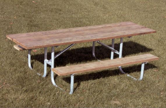 Heavy Duty 158 Pressure Treated Picnic Table 6 Foot