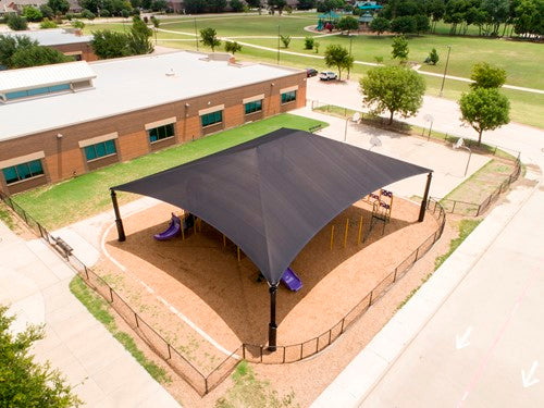 Superspan Hip Roof Shade Structure | WillyGoat Parks and Playgrounds