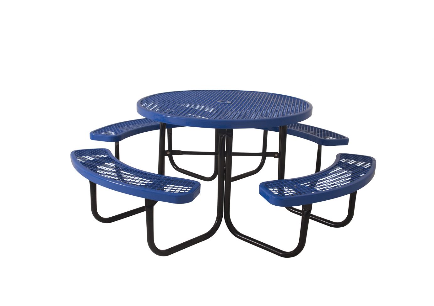 Round Portable Diamond Picnic Table (46" Diameter) 