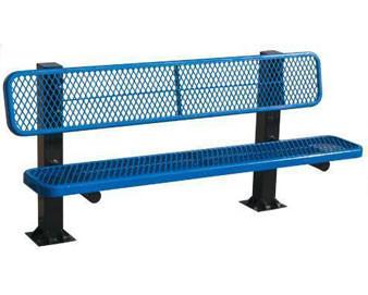 Bollard Bench - 6 or 8 feet | WillyGoat Playground & Park Equipment