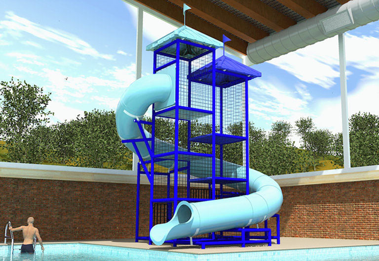 Lake Erie Commercial Water Slide