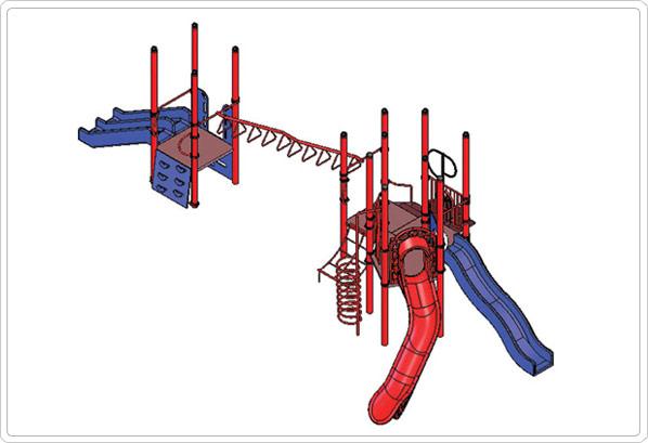 Alicia Modular Playground 3.5 Inch Posts