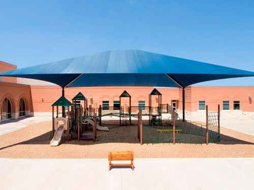 Superspan Hip Roof Shade Structure | WillyGoat Parks and Playgrounds