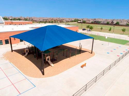 Superspan Hip Roof Shade Structure | WillyGoat Parks and Playgrounds