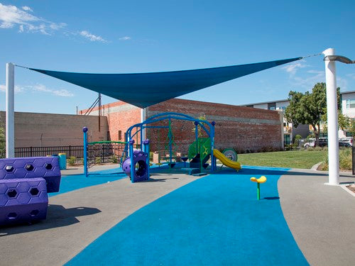 3 Point Sail Shade Structure | WillyGoat Playground & Park Equipment