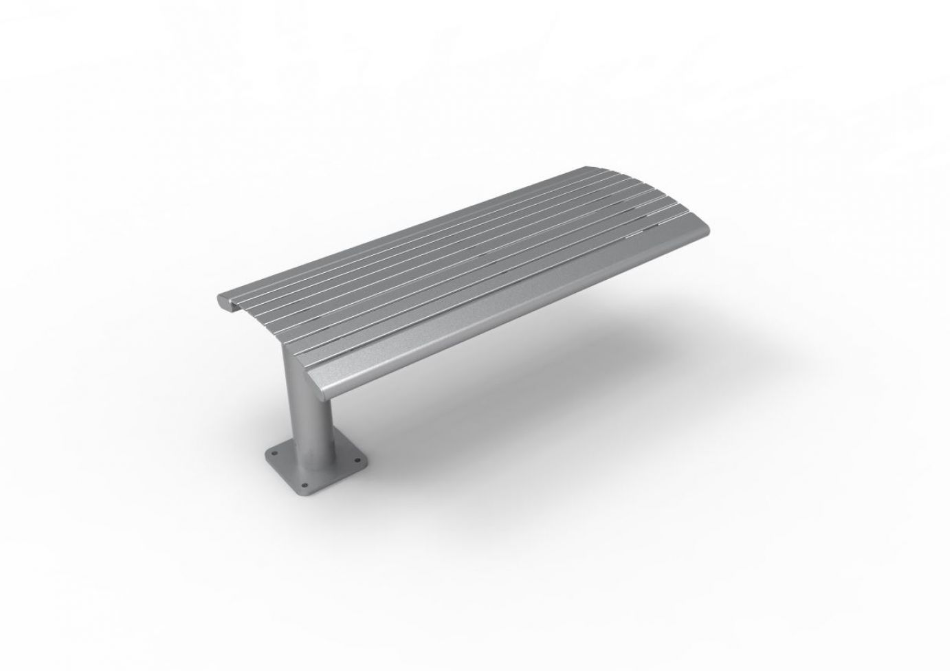 Phoenix Bench - Powder Coated Steel | WillyGoat Playground & Park Equipment