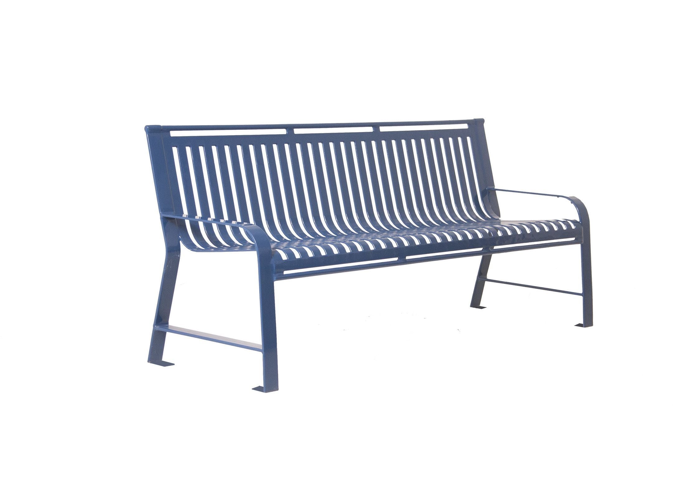 Oxford Bench with Back | WillyGoat Playground & Park Equipment