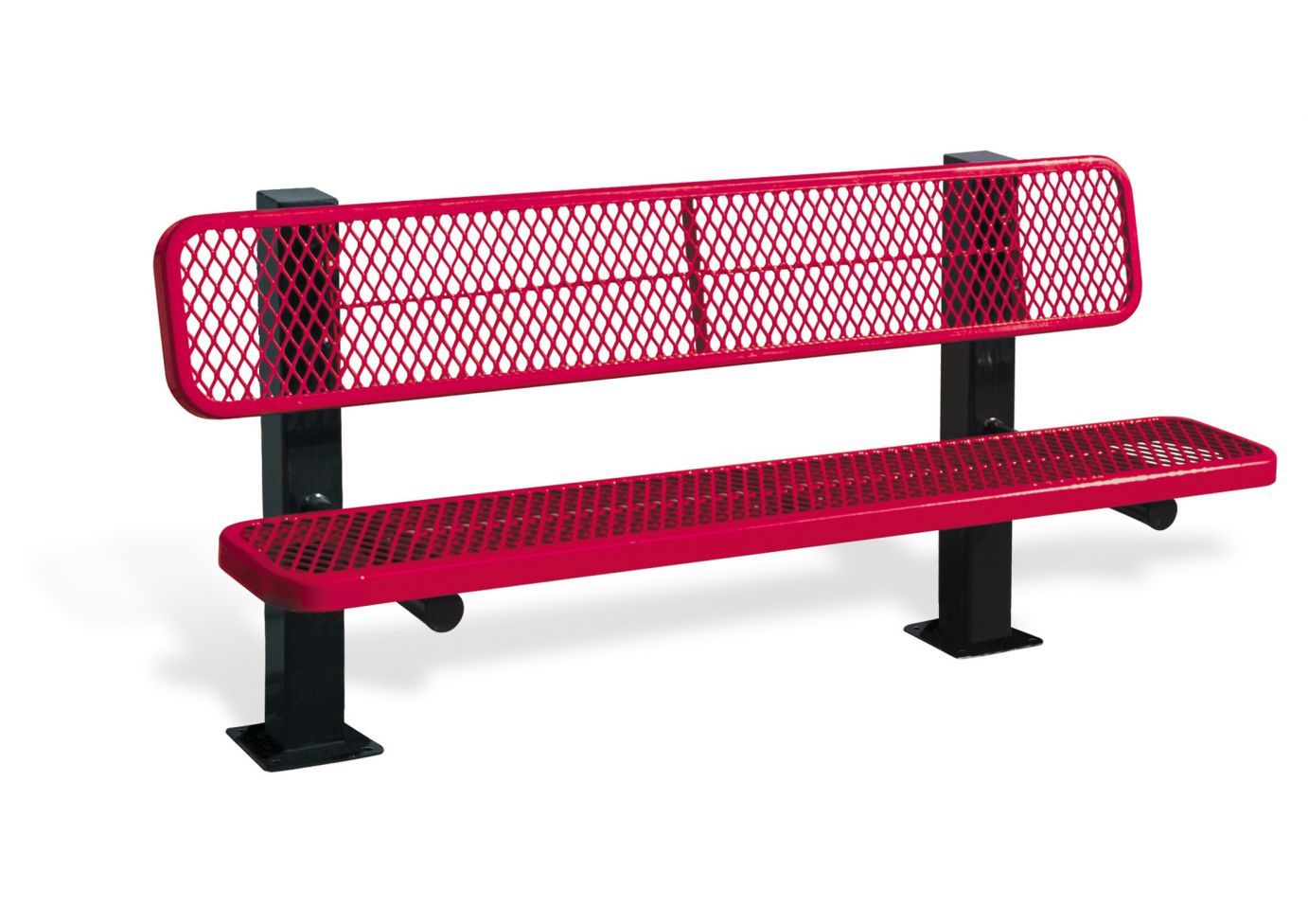 Bollard Bench - 6 or 8 feet | WillyGoat Playground & Park Equipment