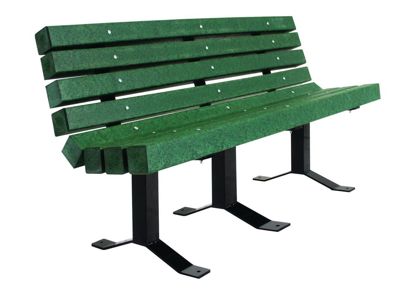 Recycled Bench with Back