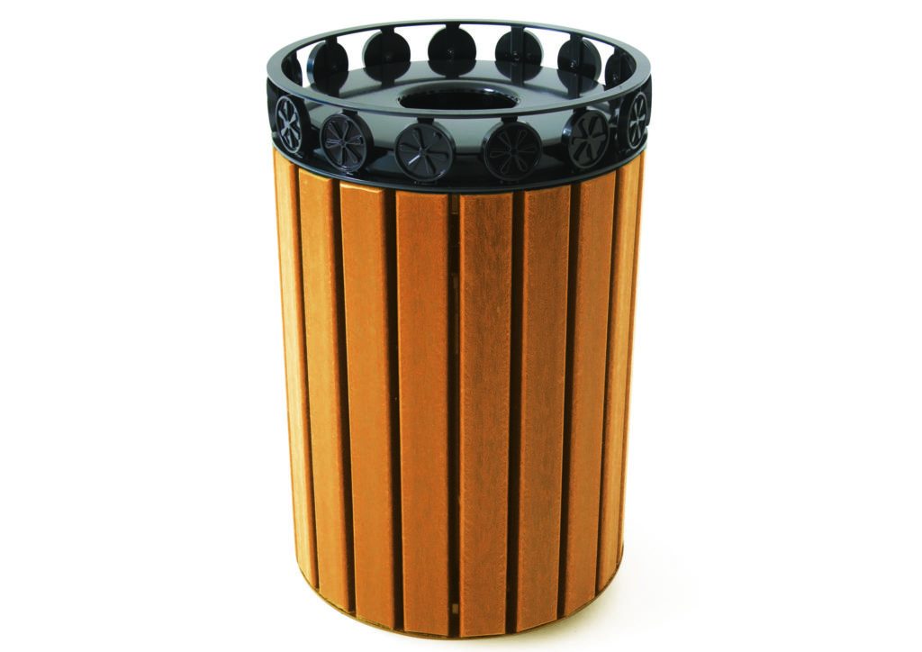 Charleston Trash Receptacle | WillyGoat Playground & Park Equipment