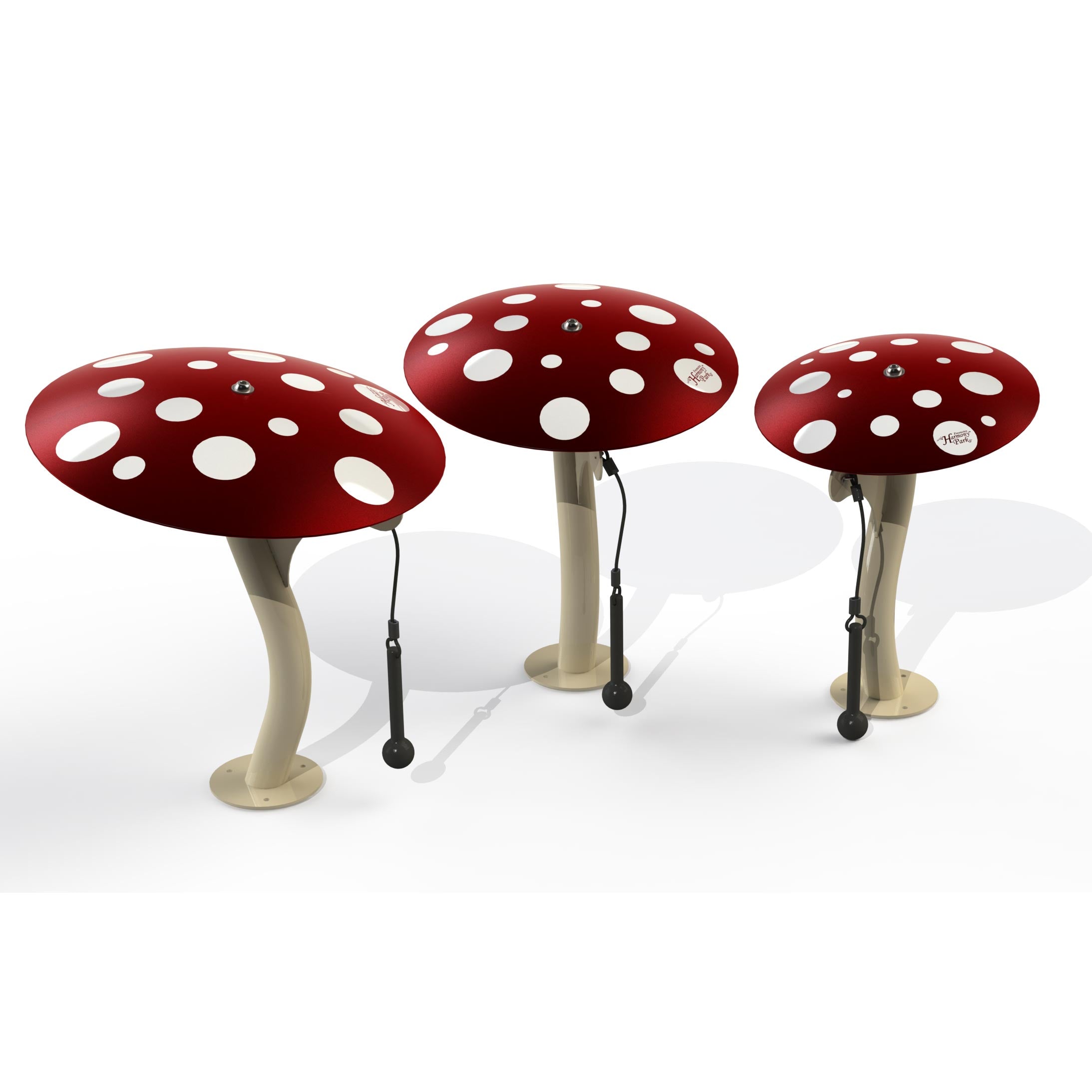 Mushrooms Ensemble Musical Park Instruments - Freenotes Harmony Park