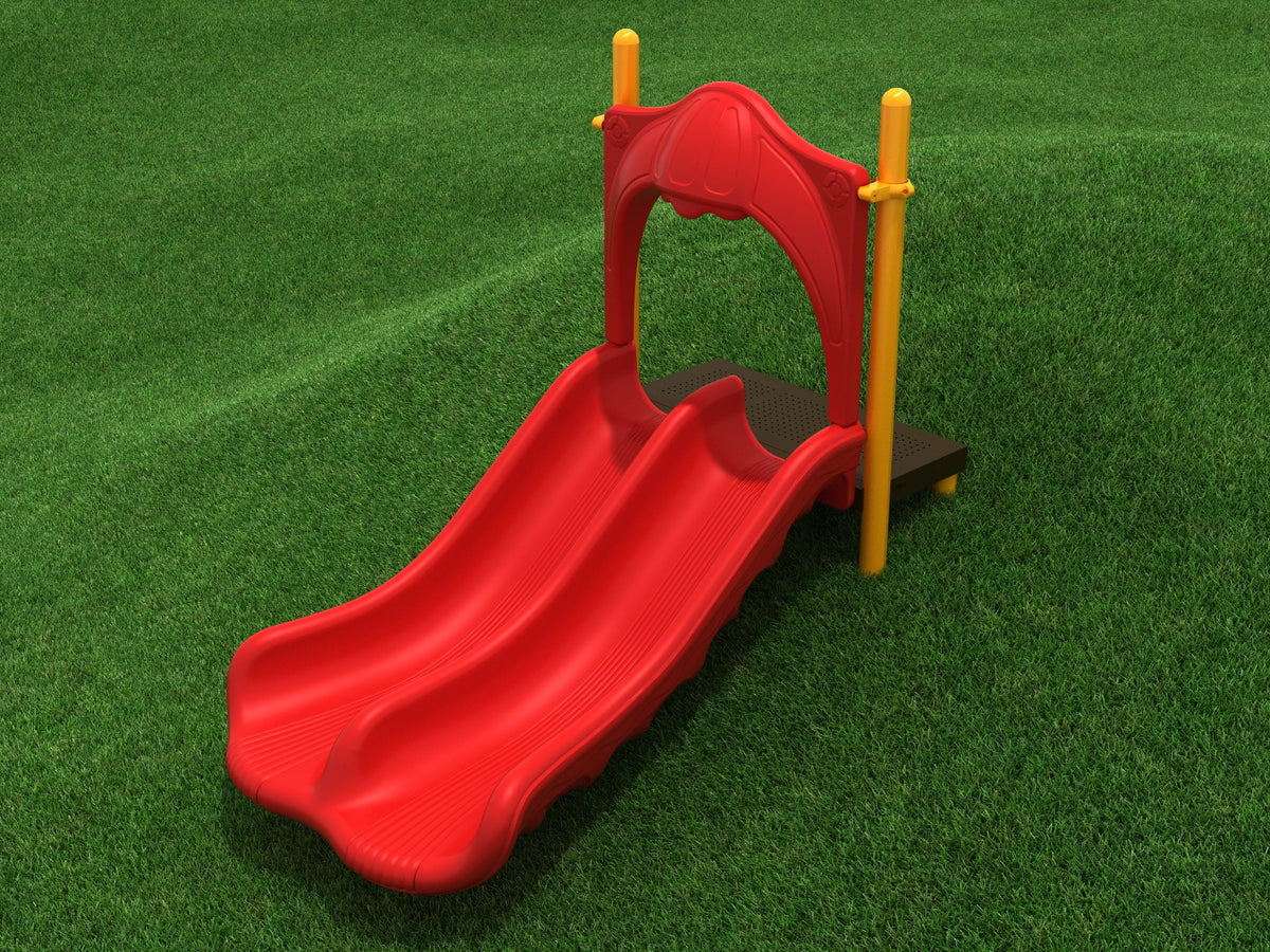 Straight Slide Playground Slides