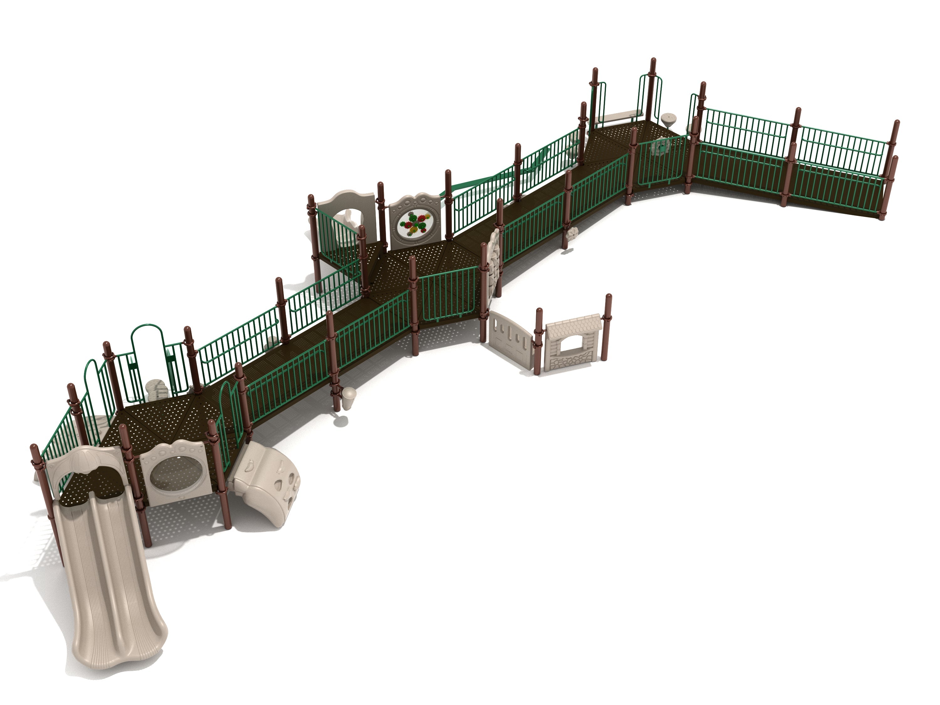 Mount Rainier Playground Top Side View