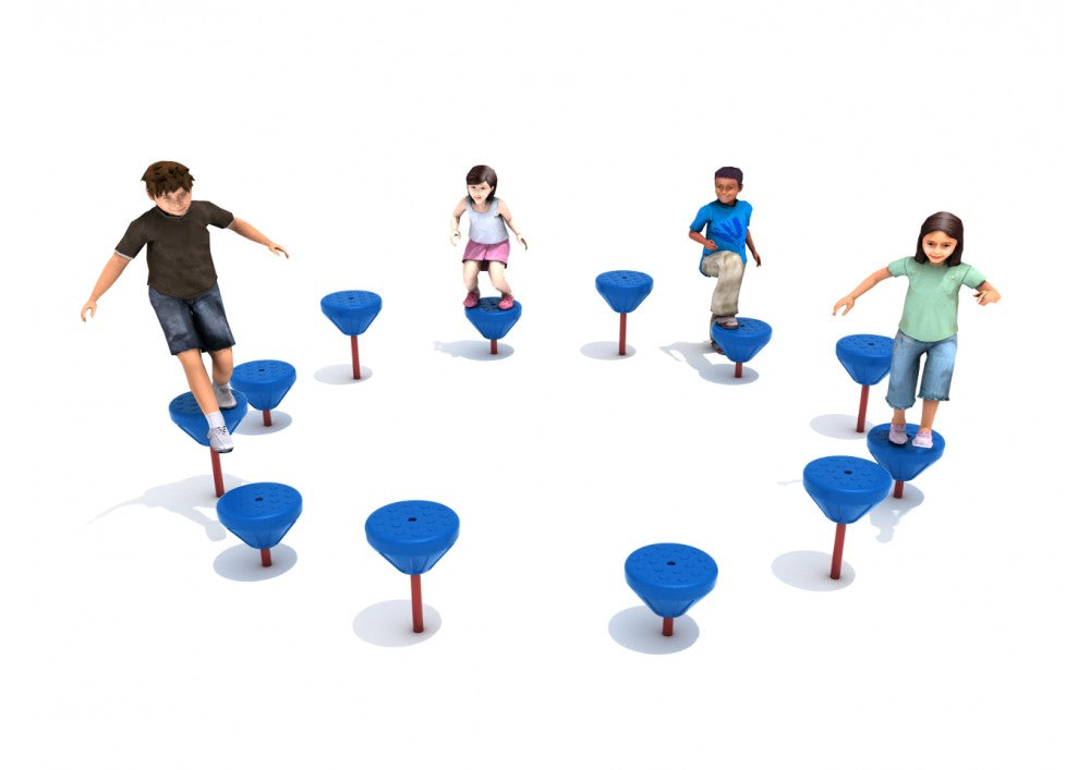 Pebble Path Pods Playground Section 12 Pods Primary Colors