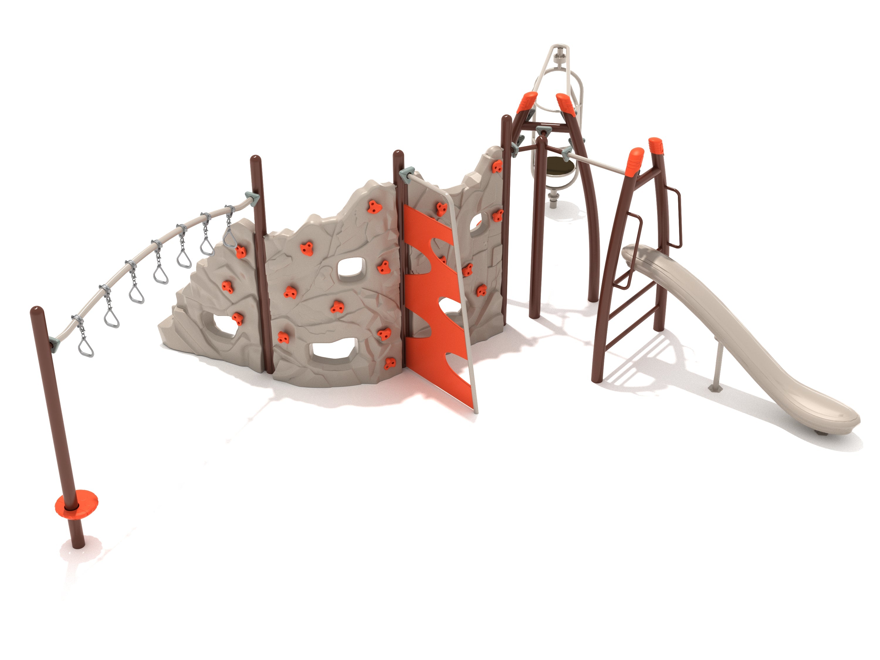 Timms Hill Fitness Course Playground Front View