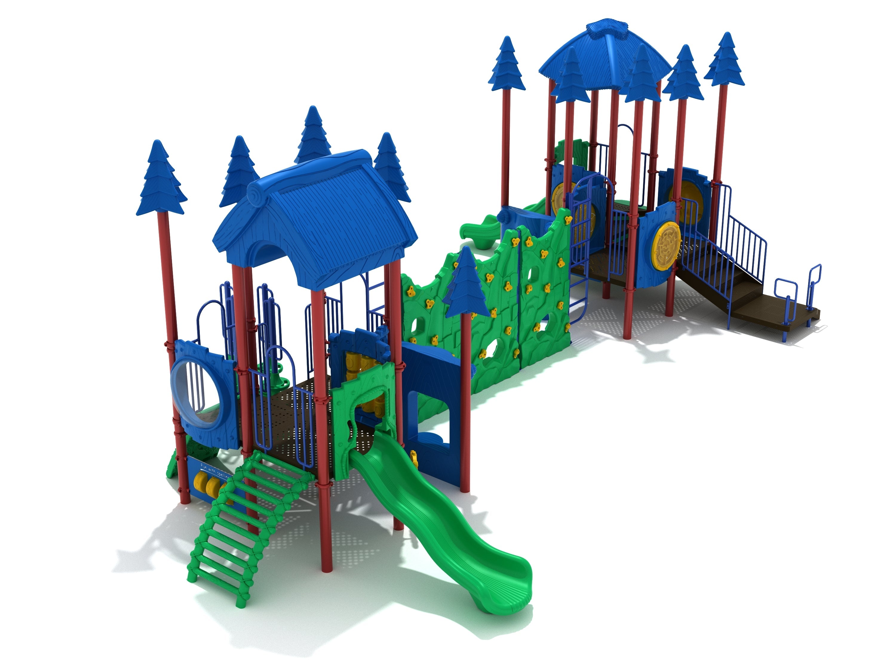 Finny Fish Playground Equipment Custom Colors