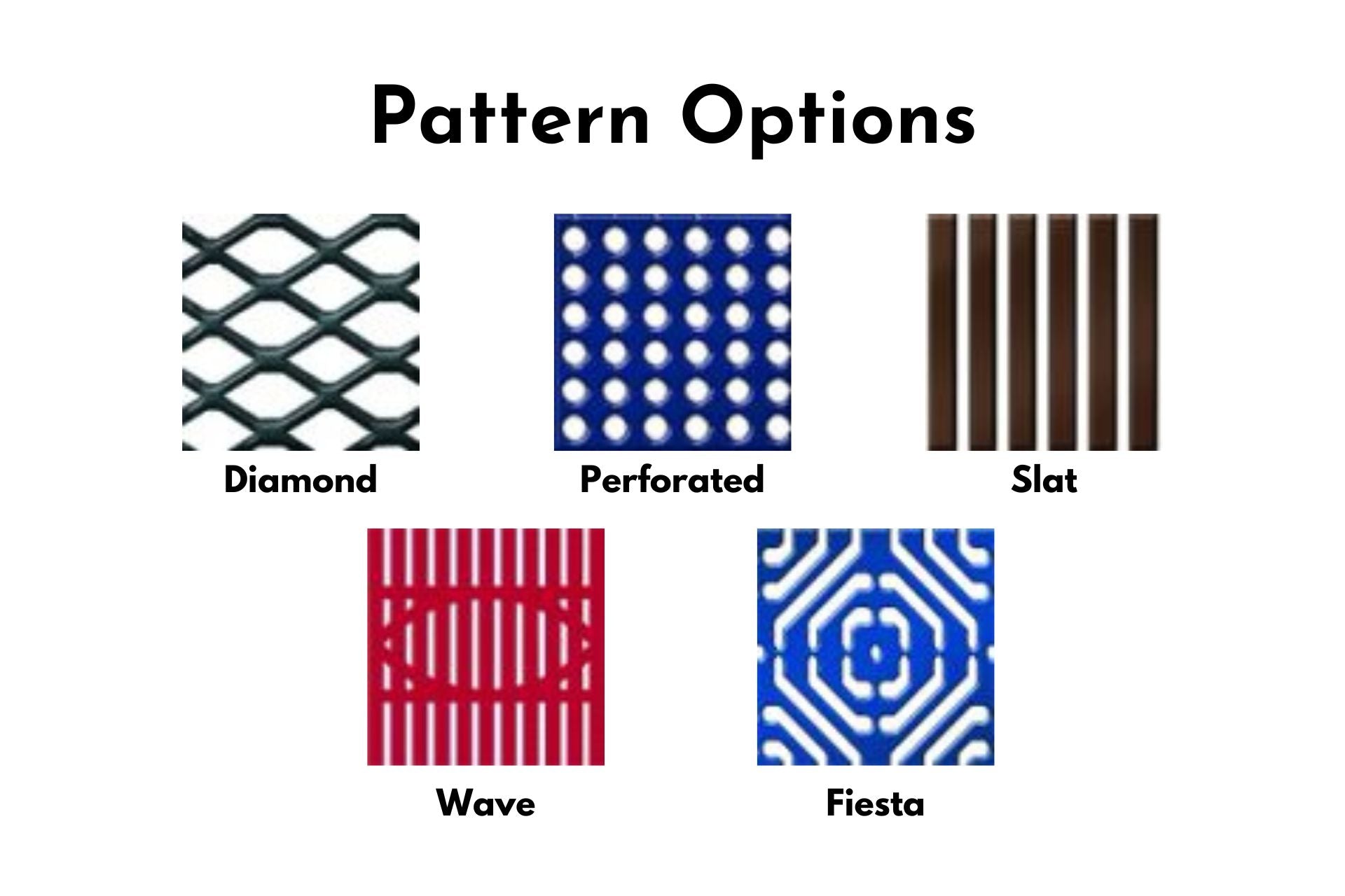 Ultra site bench patterns