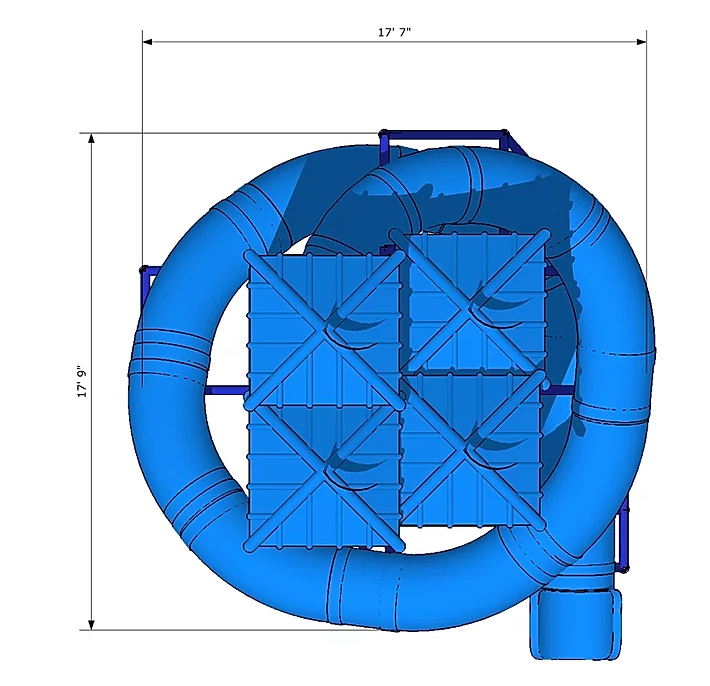 Commercial Water Slide 403 | Water slide for apartments