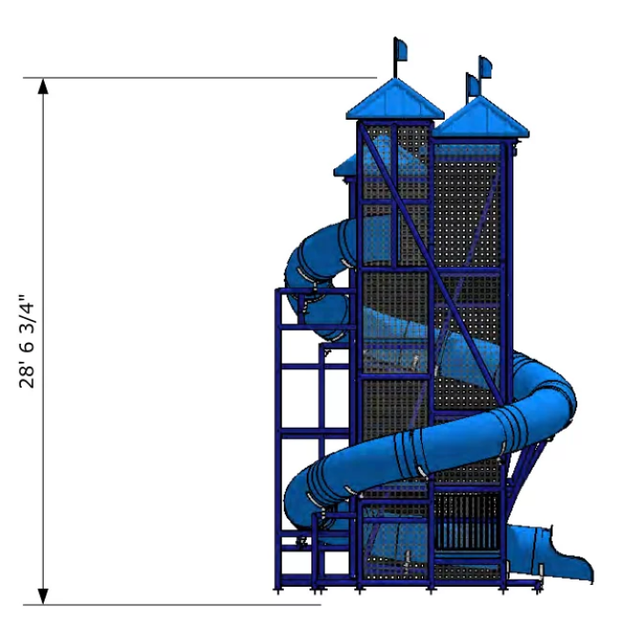 Commercial Water Slide 403 | Water slide for clubs