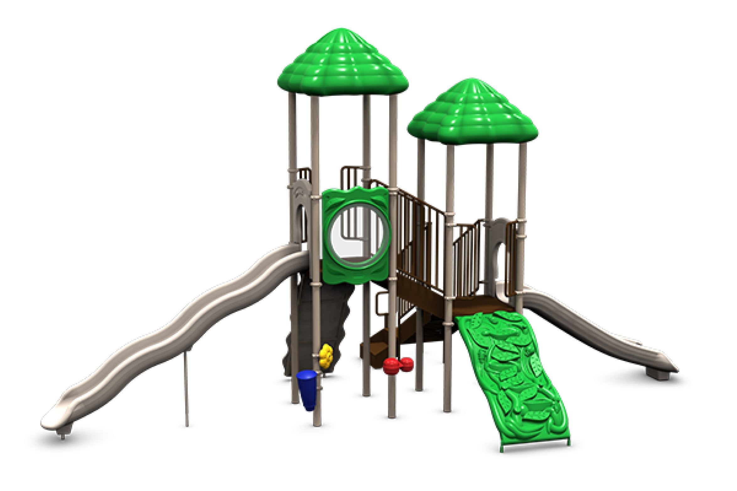 Bighorn Playsystem - Natural or Playful Colors | WillyGoat Playground & Park Equipment