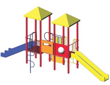 Abby Modular Playground With 3.5 Inch Posts