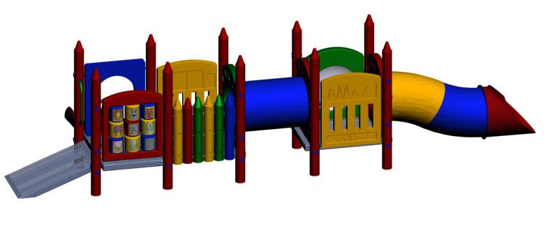 Fort Greble ME 2 Playground | WillyGoat Playground & Park Equipment