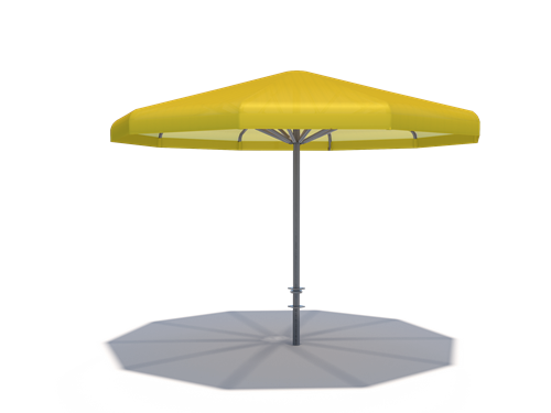 Coolbrella Single Post Umbrella Shade Structure | WillyGoat Parks and Playgrounds