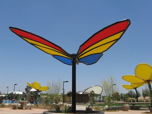 Butterfly Wings Down Shade Structure | WillyGoat Parks and Playgrounds