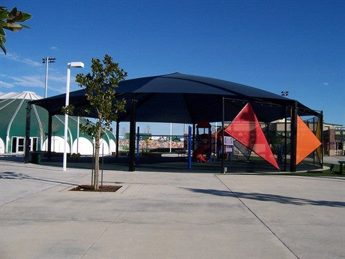 Octagon Shade Structure with 8 Posts | WillyGoat Parks and Playgrounds