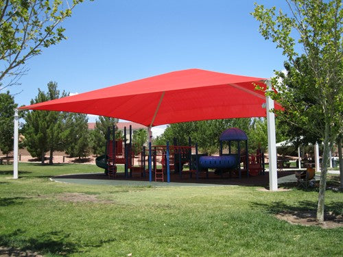 Superspan Hip Roof Shade Structure | WillyGoat Parks and Playgrounds