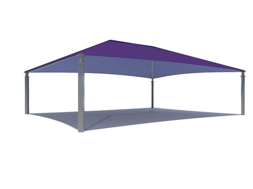 Superspan Hip Roof Shade Structure | WillyGoat Parks and Playgrounds