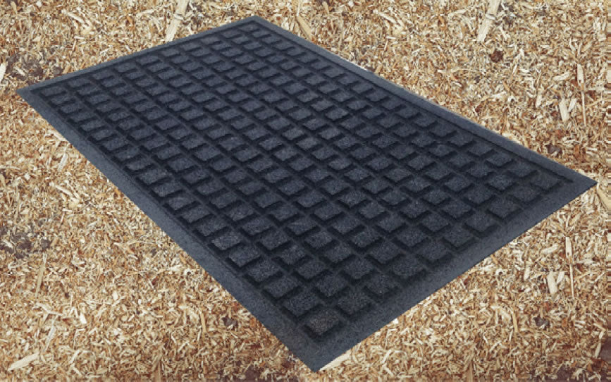 Heavy Duty Rubber Swing and Playground Mat Set of 10