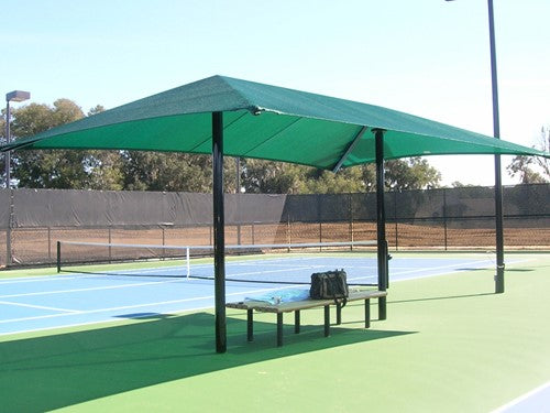 Hip Roof Shade Structure with 2 Posts | WillyGoat Parks and Playgrounds